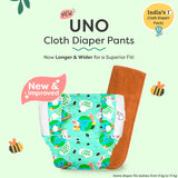 UNO Cloth Diaper Pants Pack of 3 (Climate Tales, Darling Dahlia, Jolly Jingles)