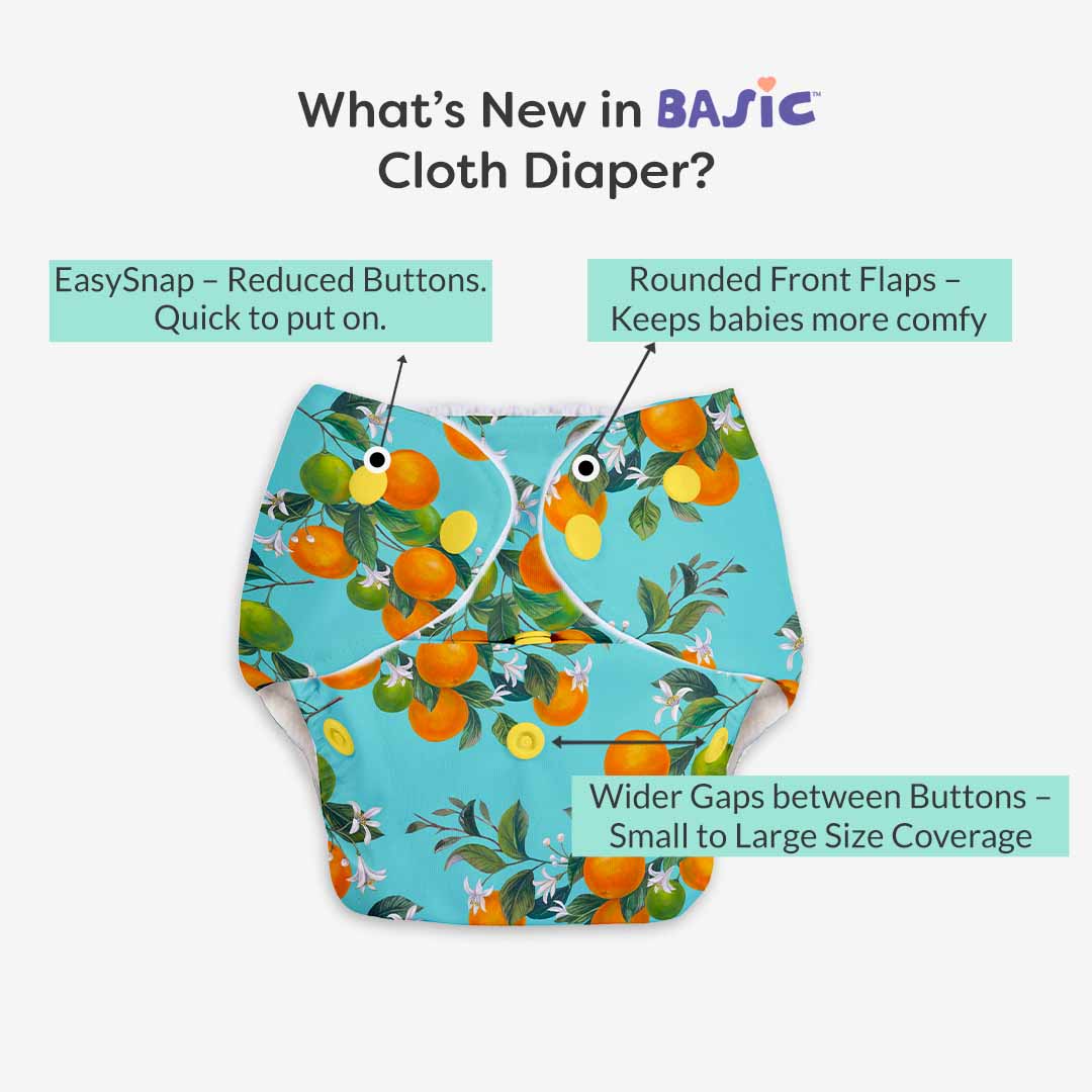 BASIC Cloth Diaper (Peaches)