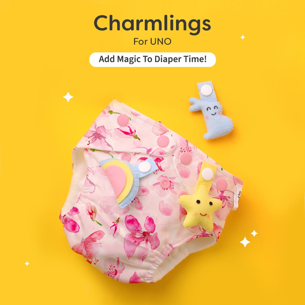 Star,　Pack　Charmlings　UNO　(Rainbow,　Bummy)　Diaper　of