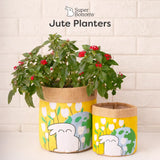 Jute Planters - Petal Pop