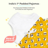 Padded Pajamas with drawstring - Panda