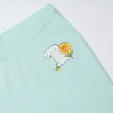 Cycling Shorts for Girls - Pack of 2 (Black Mint Green)