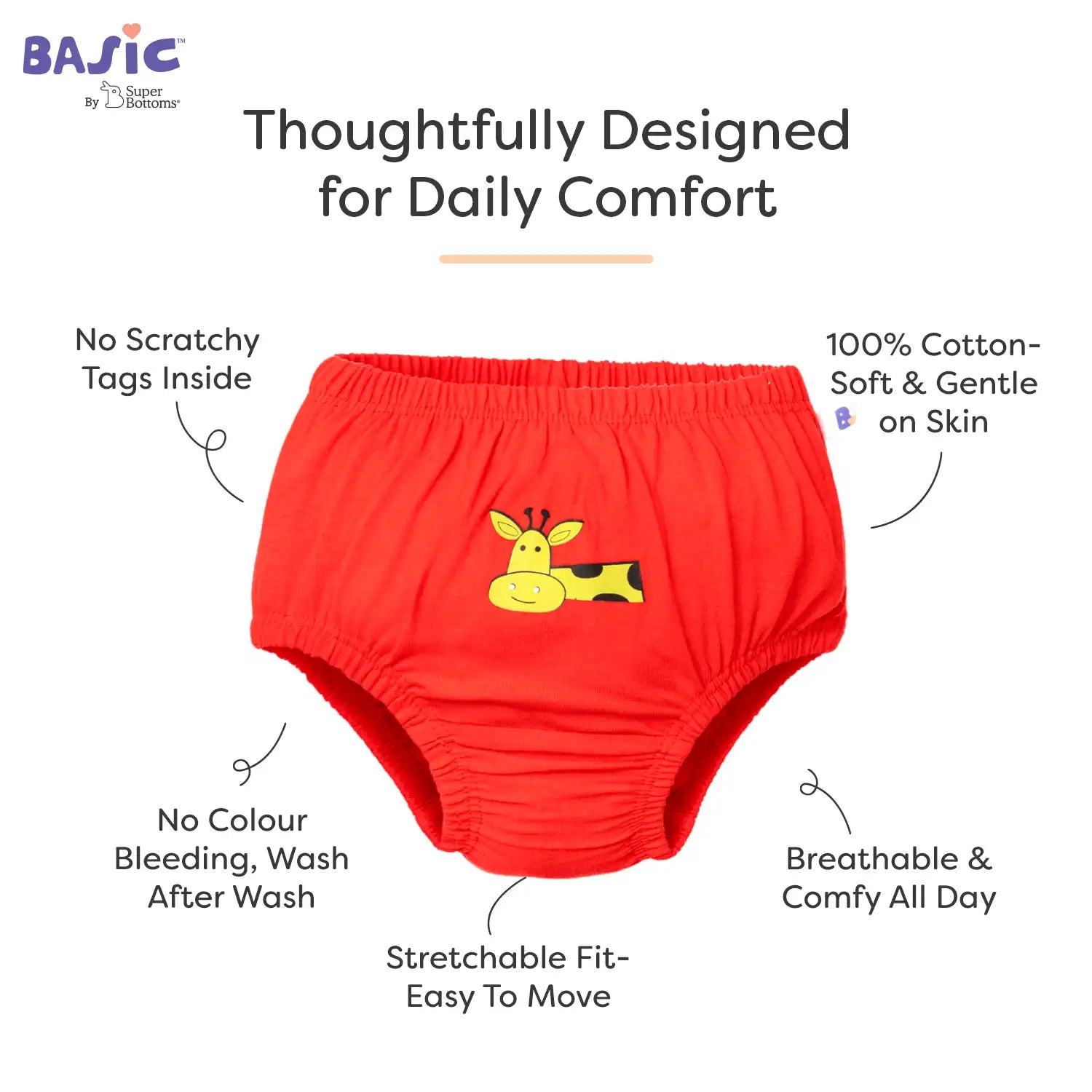 BASIC Briefs Assorted - 5 Pcs