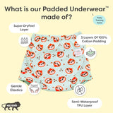 6 Pack Padded Underwear