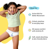 SuperSoft Girl Briefs with Stickers – Fun Meets Comfort