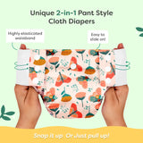 UNO Cloth Diaper Pants Pack of 3 (Climate Tales, Darling Dahlia, Jolly Jingles)