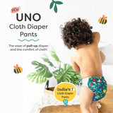 UNO Cloth Diaper Pants 2 Pack-Muddy Meadows & Buzzy Beas