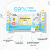 SuperBottoms XtraHydrating® 99% Pure Water Wipes