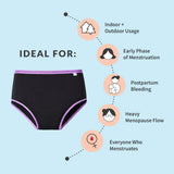 Leak-Proof MaxAbsorb™ Period Underwear – Black