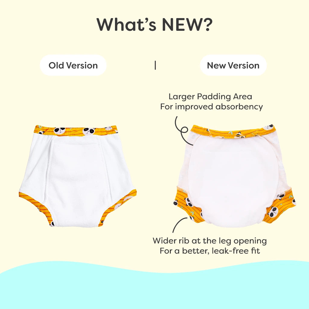 SuperBottoms Padded Underwear - Semi Waterproof Pull up Underwear/Potty  Training Pants (Pack of 12, Size 2) - Star Gazer Collection, Buy Indian  Products Online - Raffeldeals