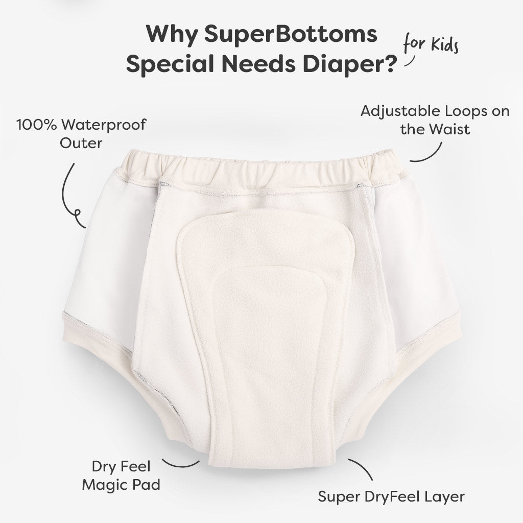 Special Kids Diaper in a Pack of 1 by SuperBottoms