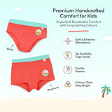 Pack of 3 Girls Boyshorts - Cloudloom Collection