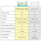 Mustard seed pillow (Little Pingu) and XtraHydrating® Wipes - 40 pack