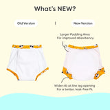 Diaper Pant + 12 Padded Underwear