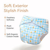 UNO Luxe Cloth Diaper & Soaker Set (Dry Feel Pad + Booster) - Tiny Twinkles