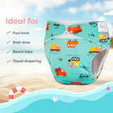 SuperSoft Swim Ready Diaper – With Velcro