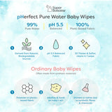 2 pack - 99% Pure Water Baby Wipes (72 pcs)