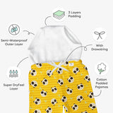 Padded Pajamas with drawstring - Panda