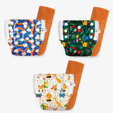 UNO Cloth Diaper Pants Pack of 3 (Jungle Beats, Sweet Twinkles, Muddy Meadows)