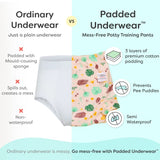 Padded Underwear Pack of 6 for Potty Training Toddlers