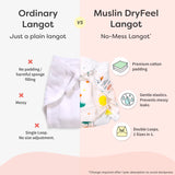 PREMIUM MUSLIN DryFeel Langot (Bummy Land) - Pack of 3