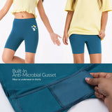 SuperSoft Cycling Shorts for Girls (Navy Blue)