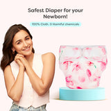 Newborn UNO Cloth Diaper Cherry Blossom