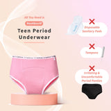 Lilac Period Underwear for Teens