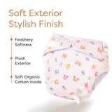 UNO Luxe Cloth Diaper & Soaker Set (Dry Feel Pad + Booster) - ABC Giggles