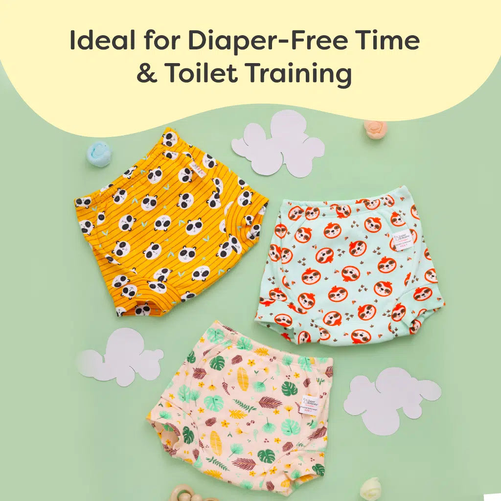 The best potty-training pants I've ever had, said every baby! Because Padded  Underwear Holds up to 1 pee Is Semi-Waterproof 3 Layer