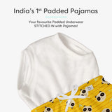 Padded Pajamas with drawstring - Panda