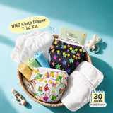 UNO Cloth Diaper Starter Kit with 2 Freesize UNO (Best-price, codes not applicable)