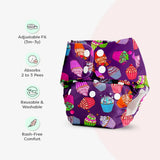 BASIC Cloth Diaper (Cupcake) with EasySnap Quick Dry Pad