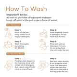 UNO Luxe Cloth Diaper & Soaker Set (Dry Feel Pad + Booster) - Peachy Doodles