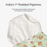 Padded Pajamas with drawstring - Sloth-A-Thon