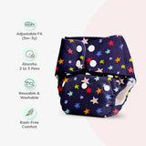 BASIC Cloth Diaper (Bluestar) + Changing Mat (S) Breezy Blue