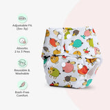 Sheep - BASIC Cloth Diaper, New & Improved with EasySnap & Quick Dry UltraThin Pad