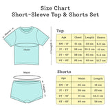 Short Sleeve Top & Shorts Set - Furry Love - 6 - 12 months