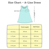 A-line Dress - Sand & Sea - 1-2 years