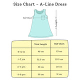 A-line Dress - Sand & Sea - 6 - 12 months