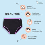 Reusable Period Underwear (Black)