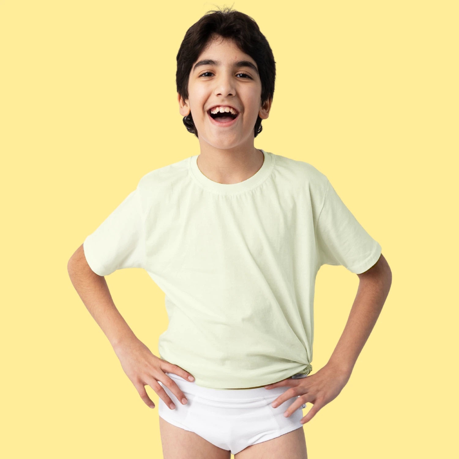 Boy Brief - White