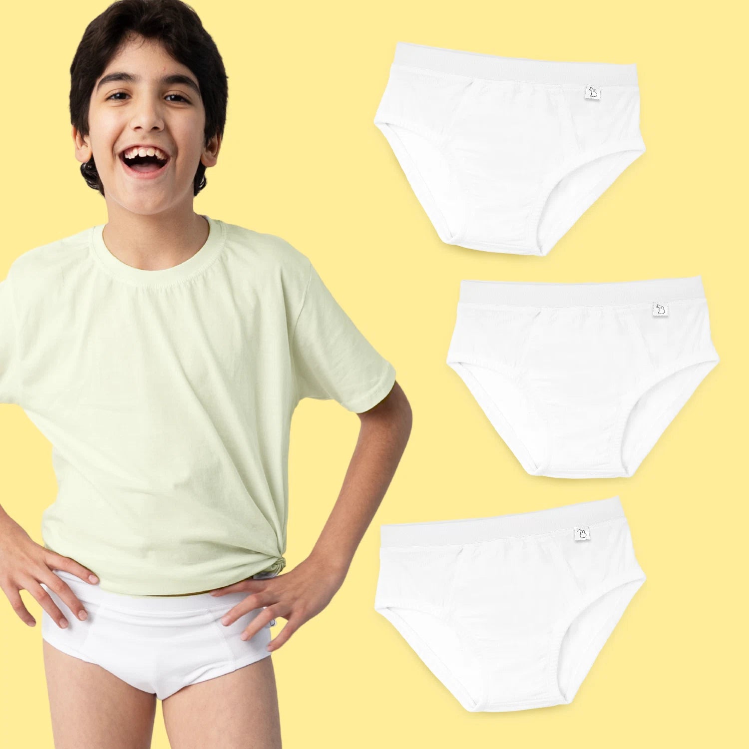 SuperSoft Boy Briefs with Stickers Fun Meets Comfort (Pack of 3)