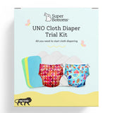 UNO Cloth Diaper Starter Kit with 2 Freesize UNO
