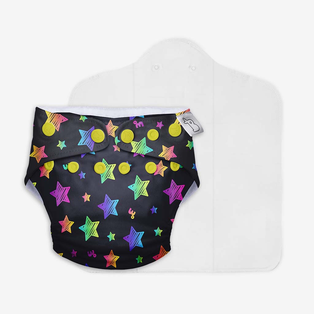 Freesize UNO Cloth Diaper Pack with Pads