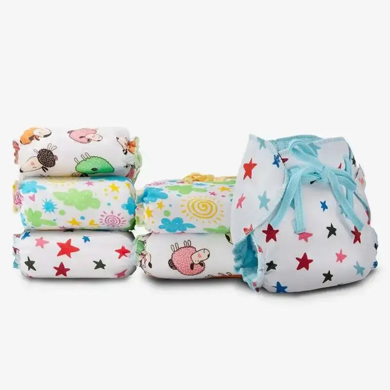 Pack of 6 DryFeel Langot with incorrect stitching - Size 0 ONLY (No print choice)
