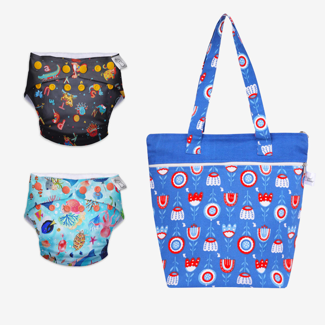 Reusable Swim Diaper Wholesale Eco Pull-Up Swim Diaper Prints