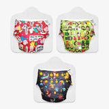 Pack of 3 UNO Regular Cloth Diaper + 3 Dry Feel Magic Pads