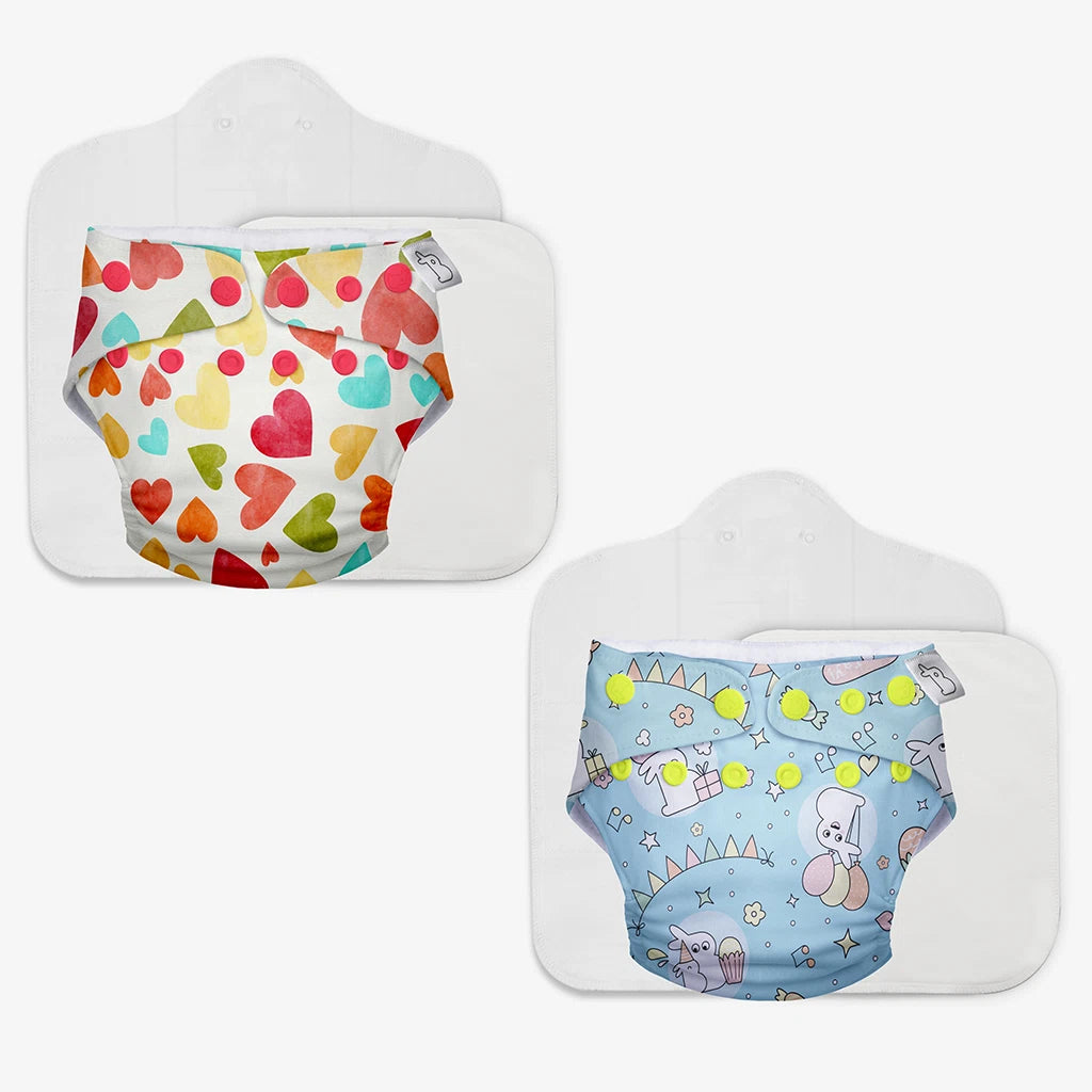 Baby Hearts - Freesize UNO Cloth Diaper