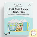 UNO Cloth Diaper Starter Kit with 2 Freesize UNO